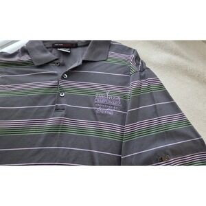 TIGER WOODS COLLECTION DRI FIT THE TOUR CHAMPIONSHIP EAST LAKE GC MENS POLO SZ L